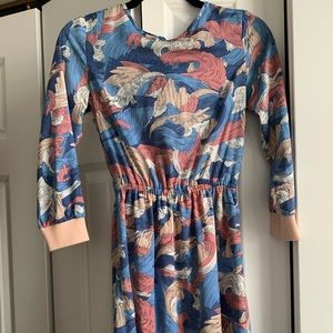 XS Lacoste dress Alligator pattern